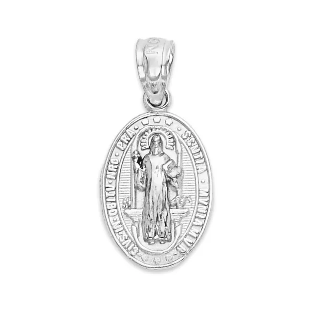 925 Sterling Silver Saint Benedict, San Benito Necklace Religious Jewelry