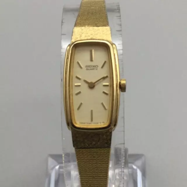 OROLOGIO SEIKO DONNA Tono Oro al Quarzo 2E20-6129, Nuovo! EUR 160,81 -  PicClick IT