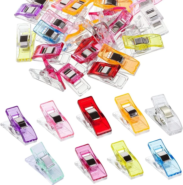 50 Pezzi,Clip per Cucire,Clip per Tessuto,Clip per Cucire M
