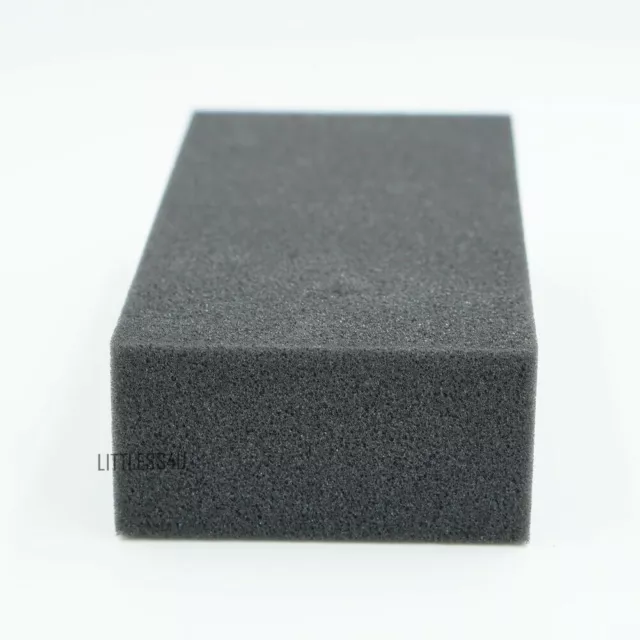 Sewing Needle Pin Dense Foam Pad Cushion Mat Holder Felt Felting 18X12X6cm Black