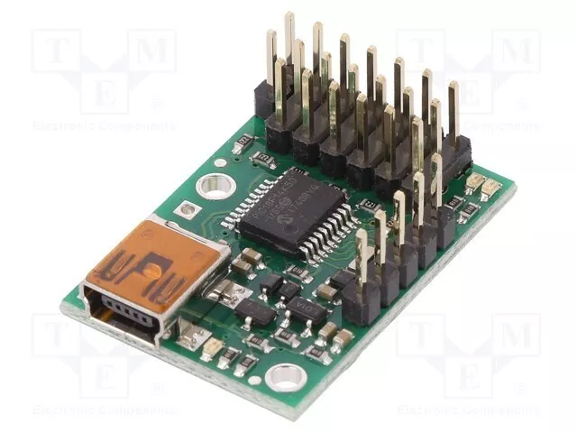 1 pcs x POLOLU - MICRO MAESTRO 6-CHANNEL (ASSEMBLED) - Servo controller, USB-UAR