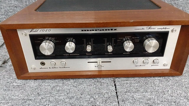 Amplificateur Marantz 1040 – Hi-Fi 20W, Vintage, 5 Entrées, 2 Sorties