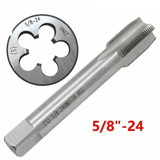 Matrice De Filetage Métrique M2.5 X 0.45 – Acier Allié à Coupe Droite – Pour Filetage Externe Sur Acier, Aluminium, Cuivre - 2