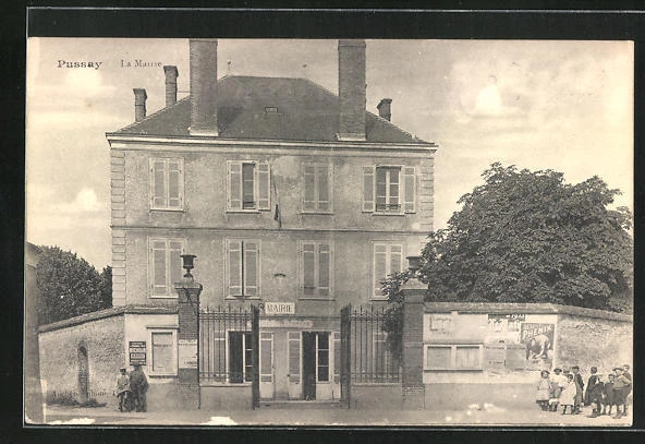 CPA Pussay, La Mairie