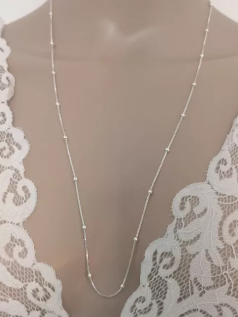 Collier Femme en argent massif 925 avec billes Thanina bijoux neuf