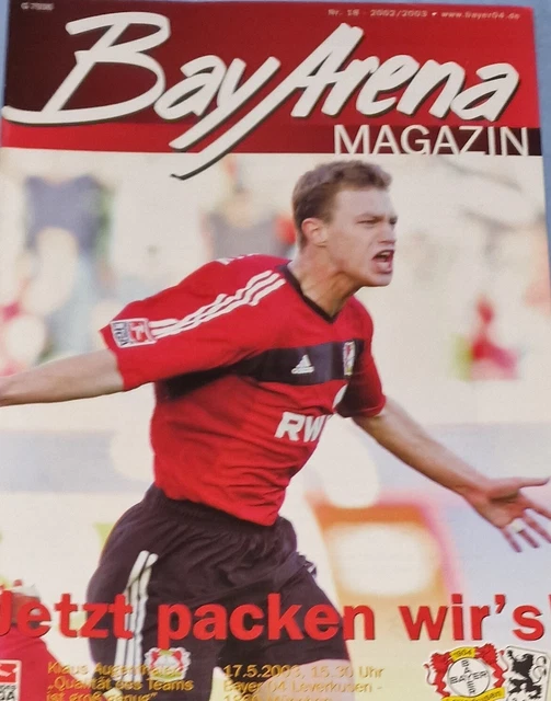2002/03 1.BUNDESLIGA BAYER 04 Leverkusen TSV 1860 München EUR 1,00