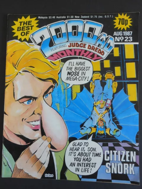 The Best Of 2000AD Featuring Judge Dredd Monthly  No. #23 August 1987