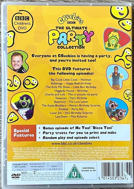 BBC CBEEBIES THE Ultimate Party Collection Kinder Englisch DVD NEU EUR ...