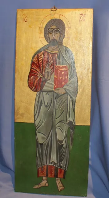 Jesus Christ Pantocrator Orthodox hand painted icon