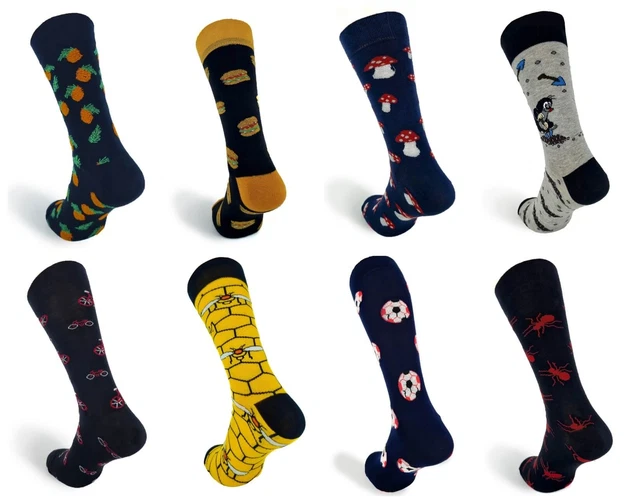 Unisex Kaffee-Socken Mit Espresso-Motiv – Ungleiches Design, Weiche Baumwolle, Größe 35-38