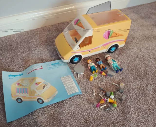 Playmobil 9114 ice deals cream truck van