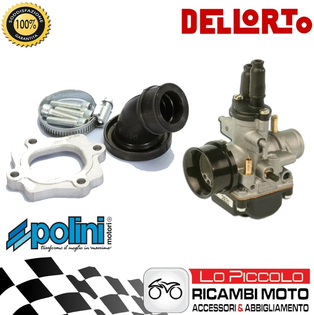 Carburateur POLINI PHBG 19mm - Compatible MBK 51, Peugeot 103, Dellorto - Pour Scooter, Amélioration Performance - 4