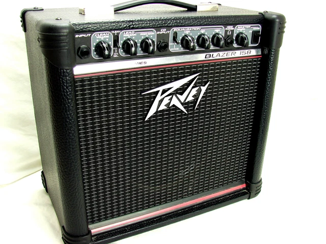 PEAVEY Blazer 158 Guitar Amp 🔴 Red Stripe SPRING Reverb ⚫ Transtube 15w Peavy