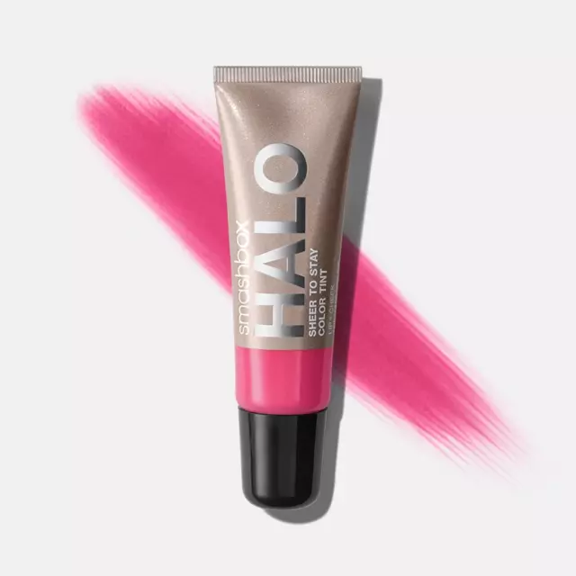 Smashbox Halo transparente para quedarse crema mejilla + tinte color labio - rubor 0,34 oz (10 ml)