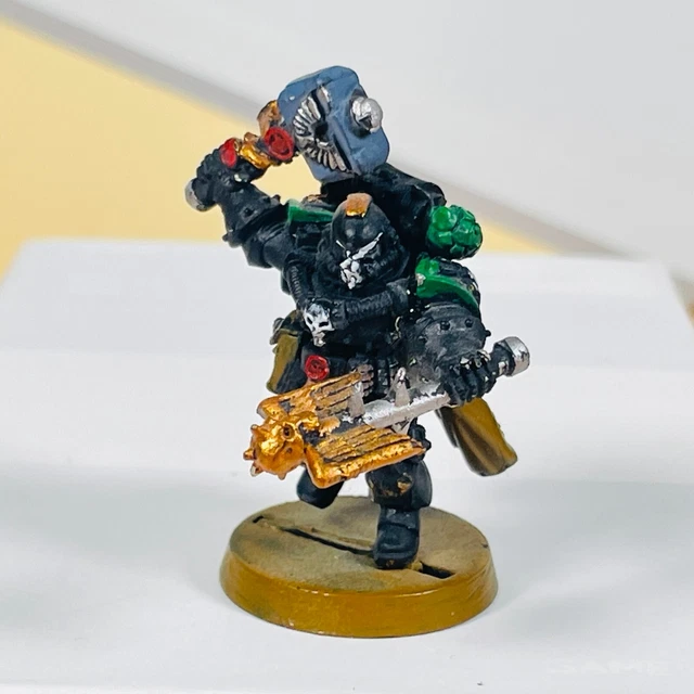WARHAMMER 40K CHAPLAIN Xavier Salamanders Space Marines METAL assembled ...