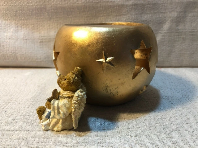 Boyds Bear Starla Angelbeary Wish Upon A Star Votive Candle Holder 27733