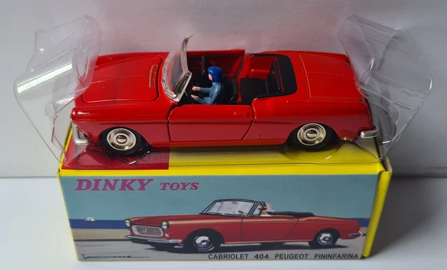 Dinky Toys Atlas 528 - Cabriolet 404 Peugeot Essai Couleur - Etat Neuf En Boite
