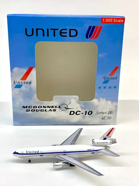 Aeroclassics / Herpa Scale 1:500 United Mcdonnell Douglas DC-10 N1808U