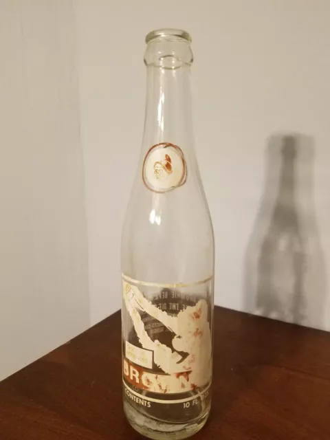 Vintage Brownie Beverages Doraville, Georgia 10 oz Glass ACL Soda Pop Bottle