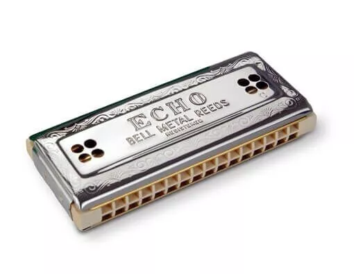 Harmonica  Tremolo Echo Double Droit Cg Hohner 54/64