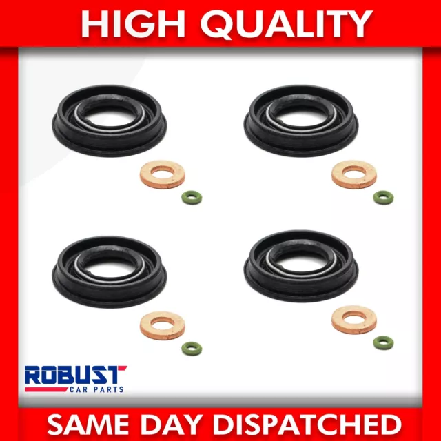 FUEL INJECTOR SEAL + WASHER + ORING SET FOR FORD TRANSIT MK7 2.2 2.4 TDCi RWD