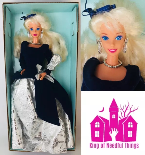 Barbie Winter Velvet Barbie Avon Exclusive 1995 VTG Blonde Mattel 15571 NIB NRFB