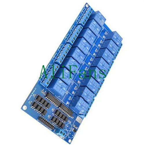 16-Channel 5V Relay Shield Module with optocoupler For Arduino New AF 2