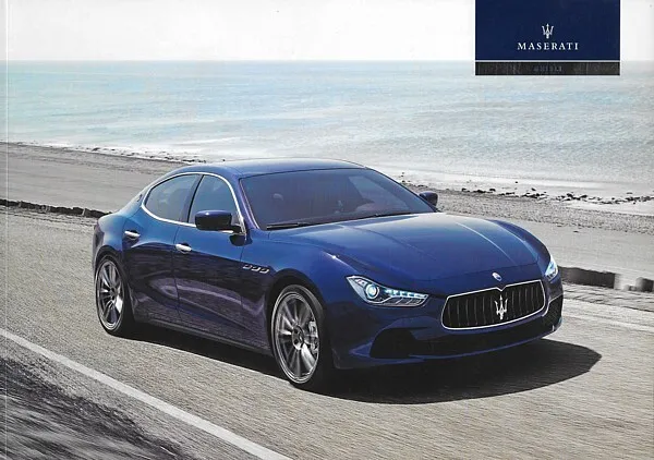 2014 MASERATI GHIBLI deluxe sales brochure catalog US 14 S Q4