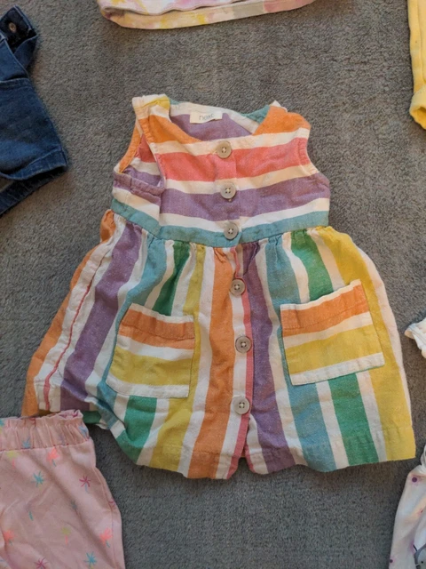 Massive bundle baby girls 6-9 months clothes top shorts spring/summer holiday 2