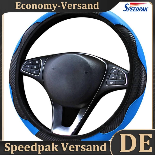 Coprivolante auto fibra di carbonio protezione resistente all'usura (Blu)