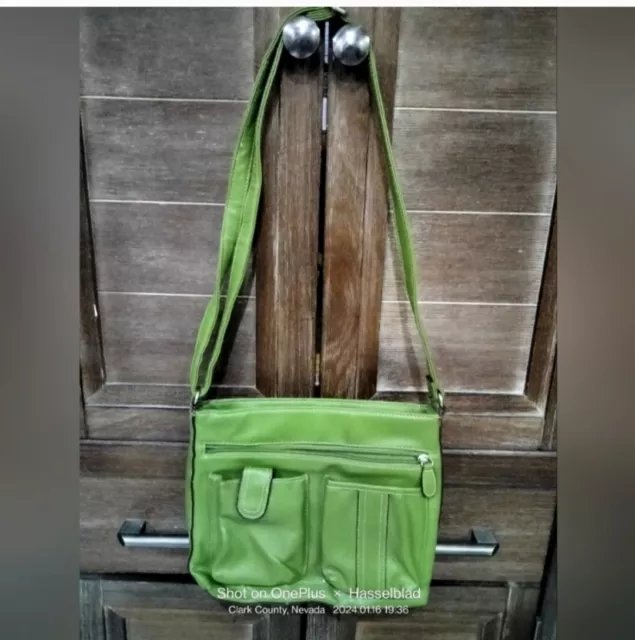 Relic Brand Green Crossbody Messenger Bag Synthetic Small NWOT