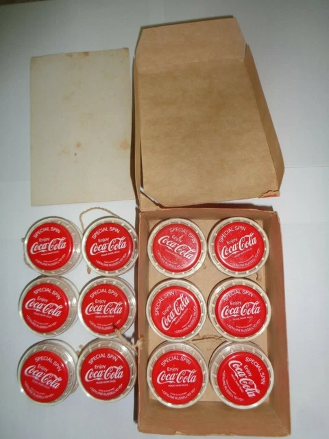 Coca-Cola Special Spin Yo-Yo Genuine Russell Philippines - N.O.S. w/ Box 12 Pcs.