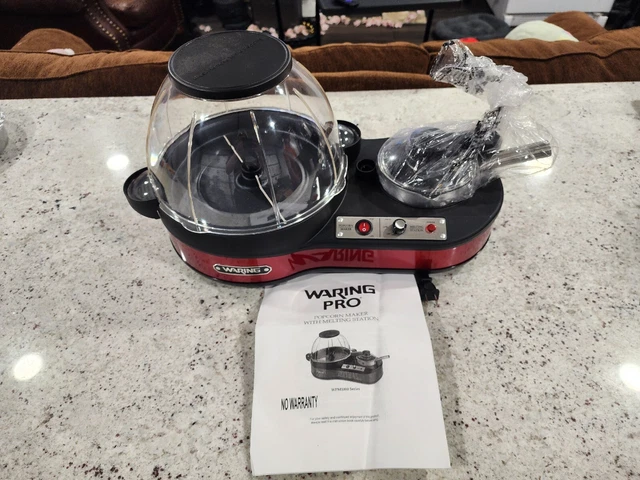 Waring Pro Popcorn Maker With Melting Station