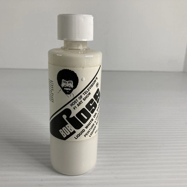 VINTAGE BOB ROSS Liquid White Oil Paint 4 fl oz Sealed 11.99 PicClick