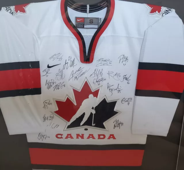 Sidney Crosby Autographed 2005 Team Canada World Juniors TEAM Signed Jersey
