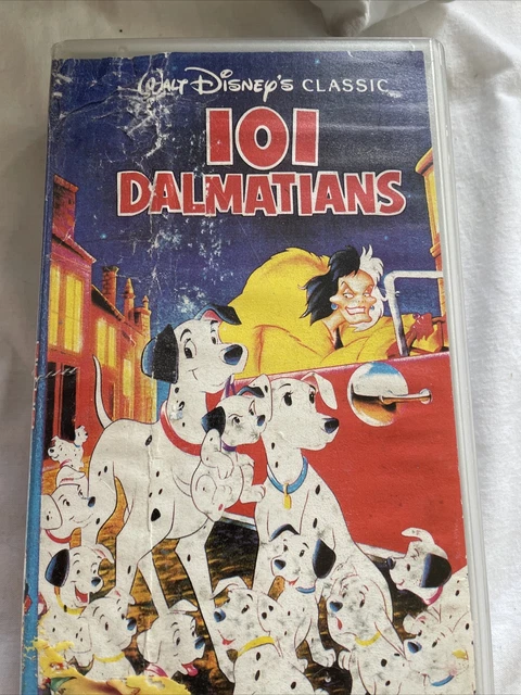 RARE DISNEY BLACK DIAMOND CLASSICS 101 DALMATIANS VHS Slight Wear And ...