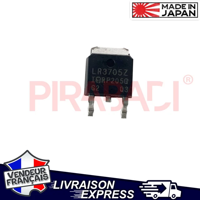 Lot De 2 Transistors MOSFET IRLR3705ZPBF (LR3705Z) – Neufs En Emballage D'origine