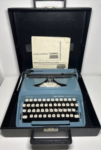 Máquina de escribir Remington Rand Personal Riter 1968 - muy buen estado