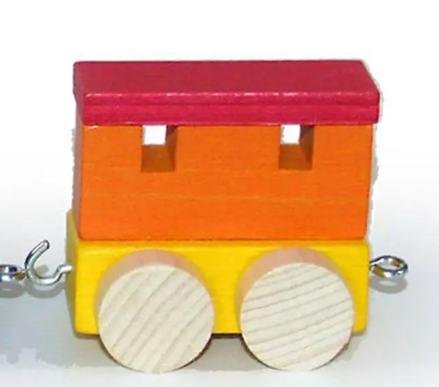 Wood Decoration Holzwagon for Letter Train Bxlxh 50x40x45mm New Birthday