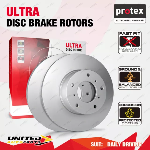 2 Rear Disc Brake Rotors for Subaru Forester SF SG Impreza GC GD GG RS Legacy LS