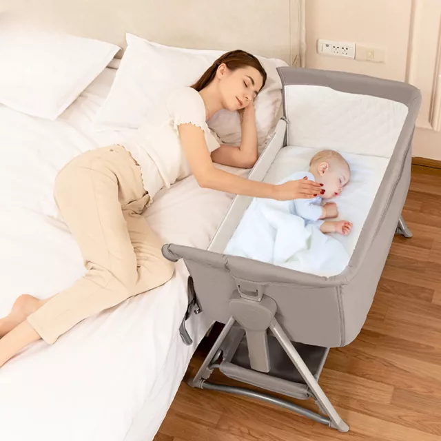 Baby Beside Sleeper Newborn Bassinet Multifunction Crib Folding Travel Baby Bed
