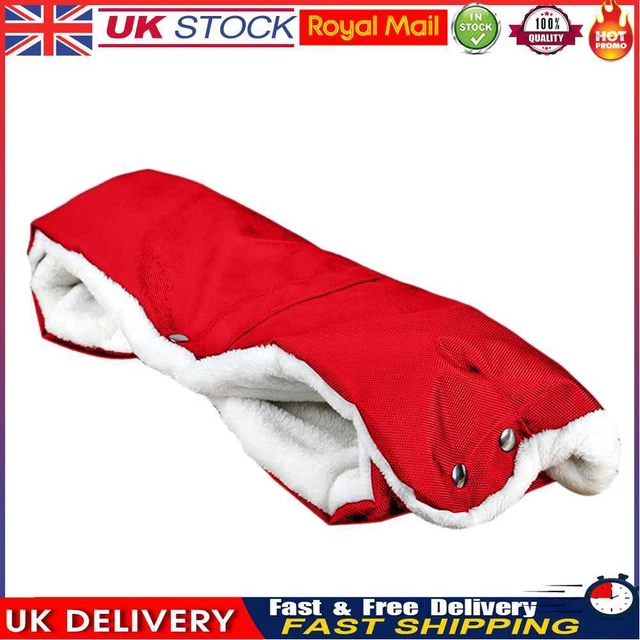 Stroller Warmer Gloves Pushchair Hand Muff Waterproof Pram Accessory Red-96898.0