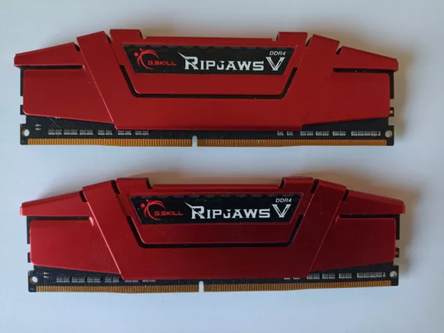 G. Skill Ripjaws F4-2800C15D-16GVRB DDR4 RAM matched pair 16GB (2x8gb)