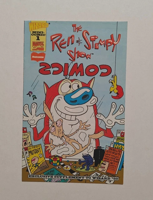 The Ren & Stimpy Show ASHCAN (Wizard Mini Comic #1) 1995 Marvel Vintage VF/NM