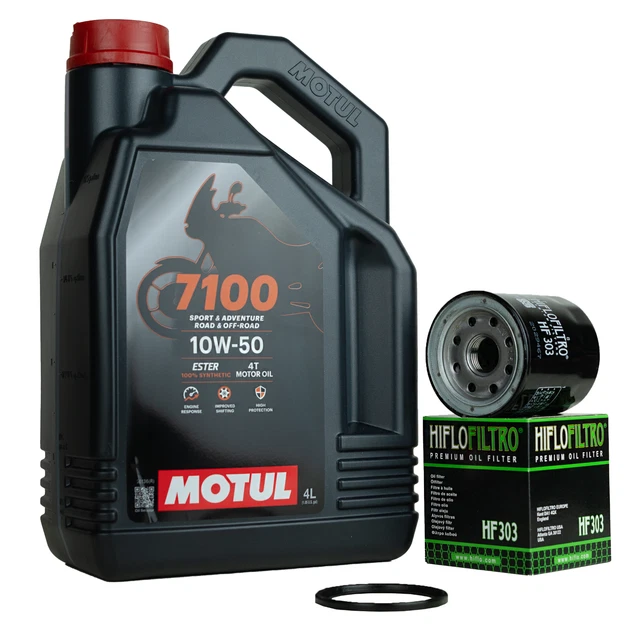 Set Service MOTUL 7100 10W40 + Ölfilter Original Kawasaki Z