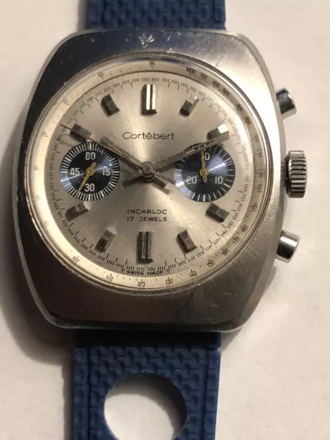 MONTRE HOMME VINTAGE chronographe Cortebert a remontage manuel EUR 78 00 PicClick FR