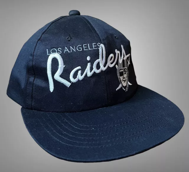 Vintage 90’s NFL Los Angeles Raiders script AMCAP vintage Snapback Hat Cap