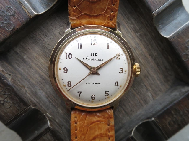 Montre Lip R23 Occasion - Montre Bracelet Vintage Française Sans Marque Visible