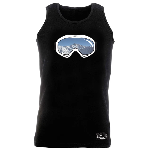 Sci Snowboard Pm Occhiali da sci Regalo Divertente Novità Tank Top Palestra Gilet Allenamento