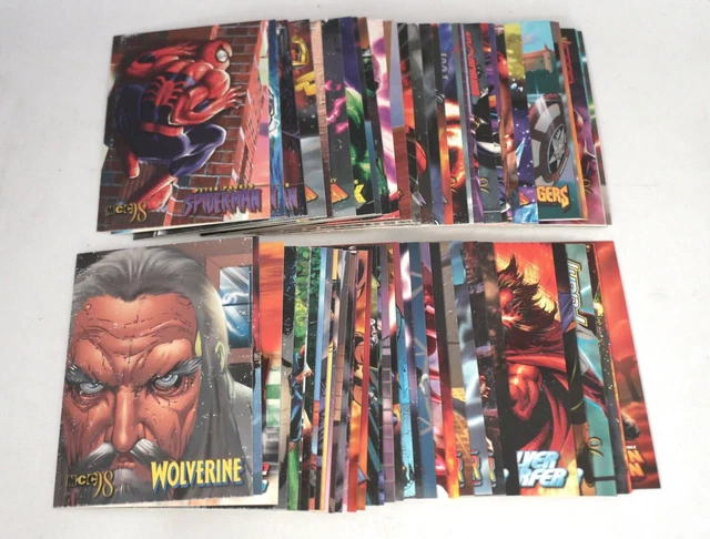 1995 PEPSICARDS MARVEL Cards - Full Set 113/113 Reprint Spiderman Wolverine Thor $109.99